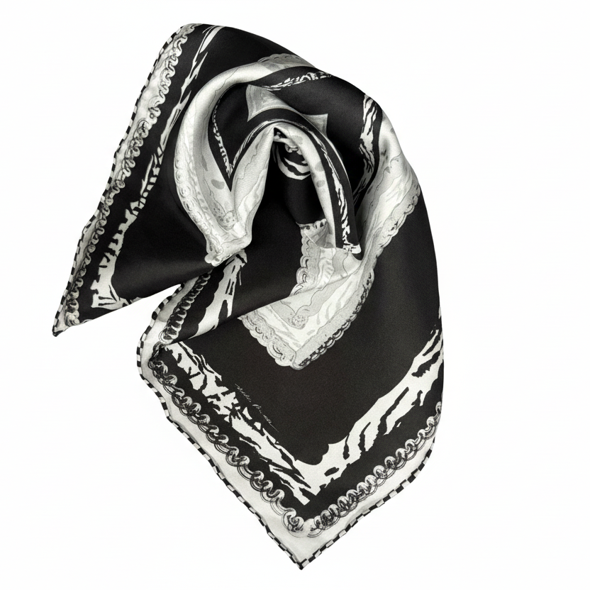 Zebra Ashtray Scarf
