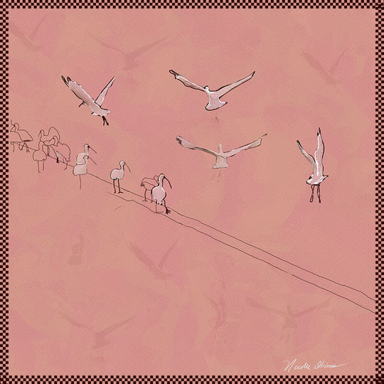 Egrets Taking Flight