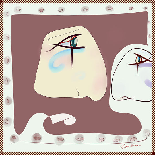 Nosey Scarf - Nude