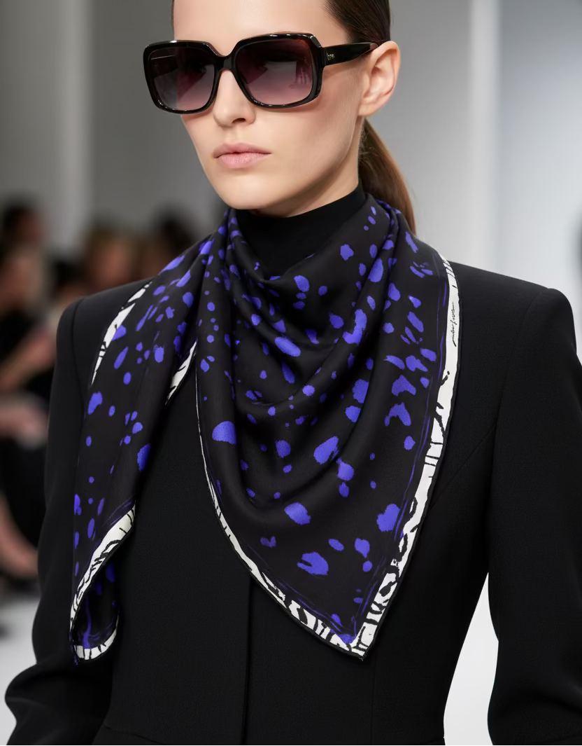 Deer with Zebra Scarf 70