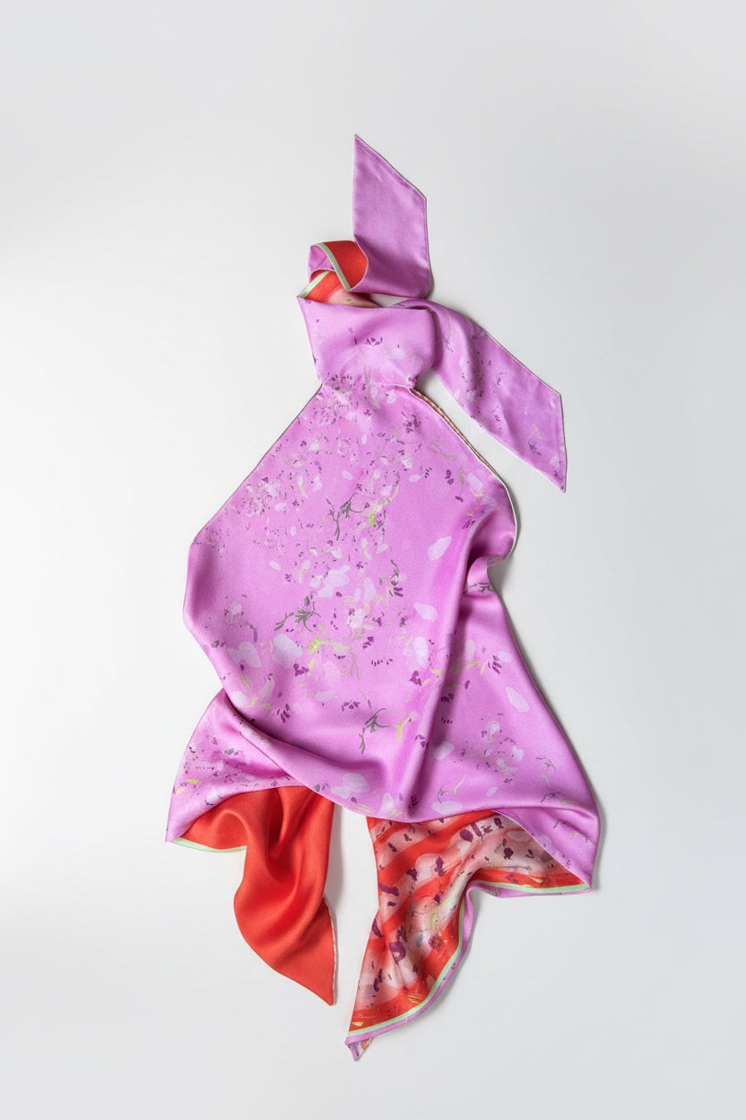 Floral Reversible Silk Top