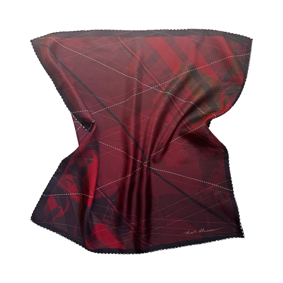 Hunter Silk Scarf