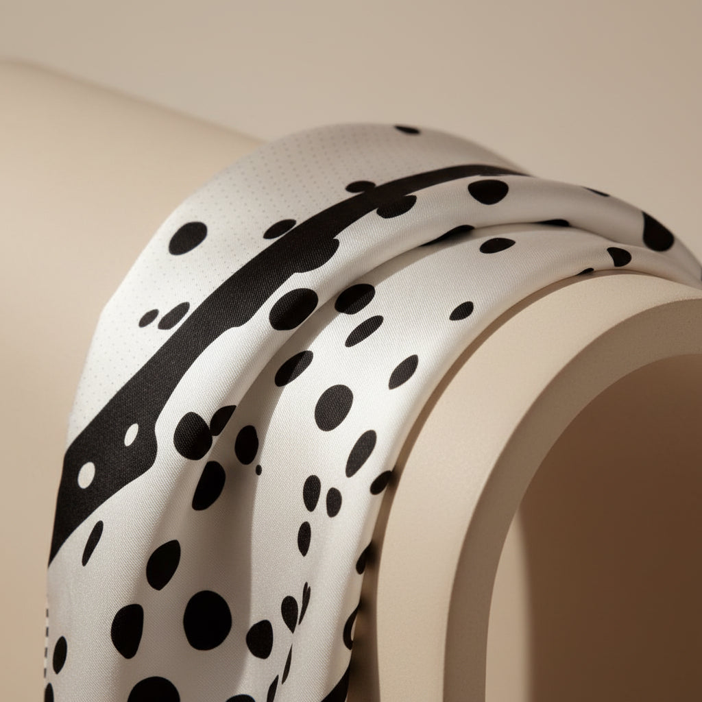Classic Polka Scarf 70