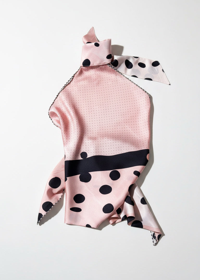 Polka Nude Top