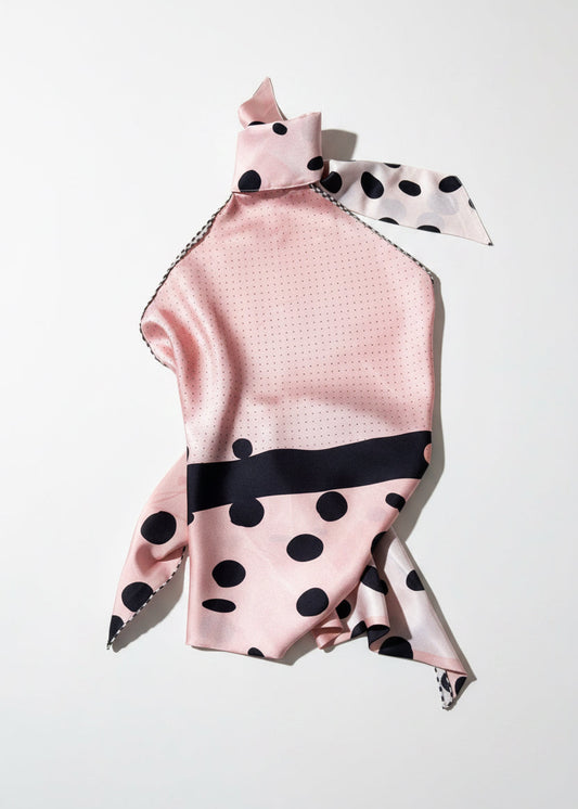Polka Nude Top