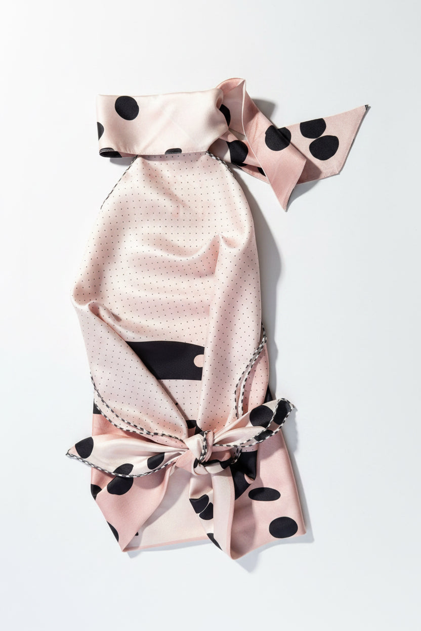 Polka Nude Top