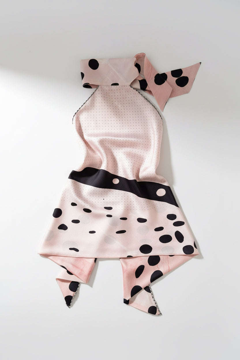 Polka Nude Top