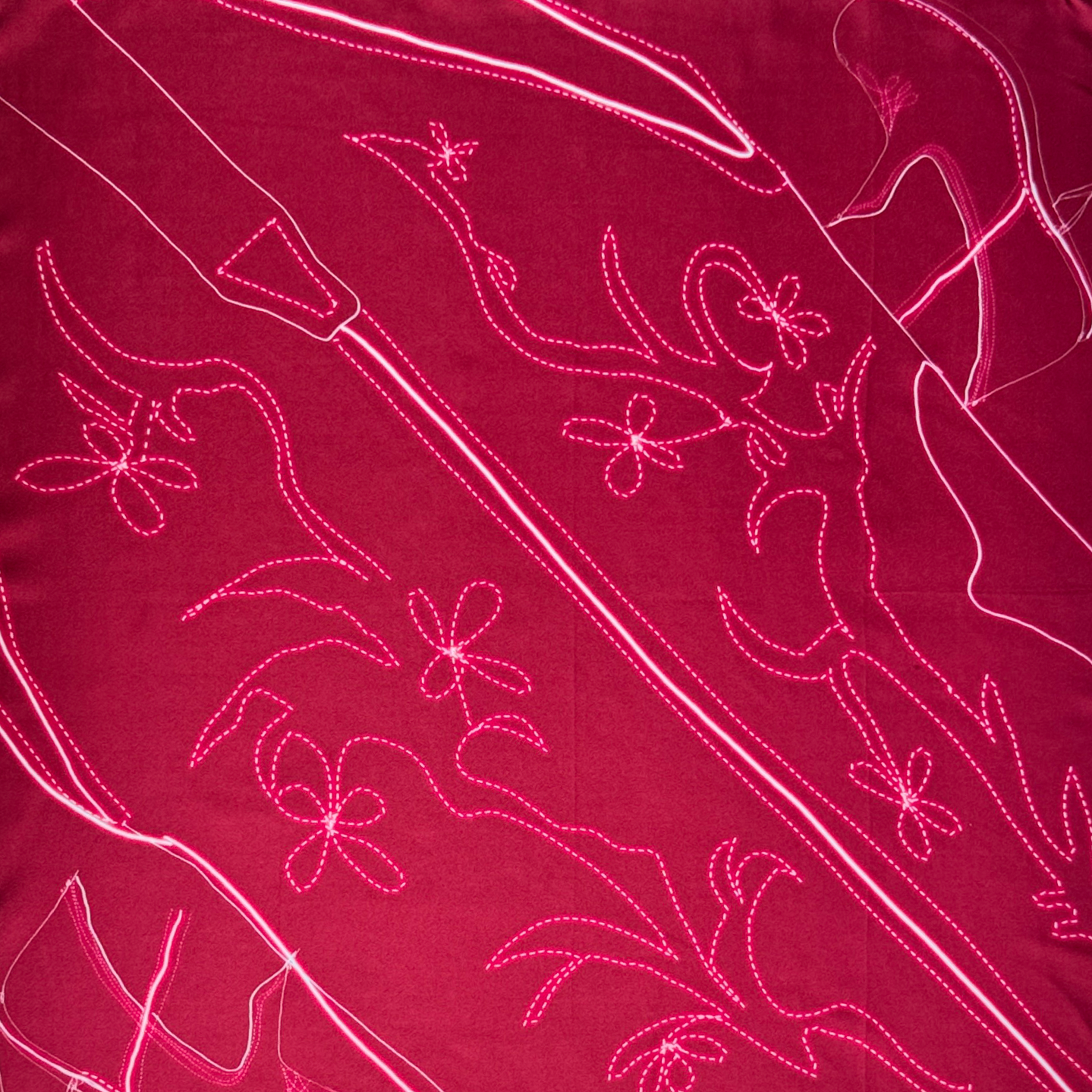 Western Boot Silk Scarf 70