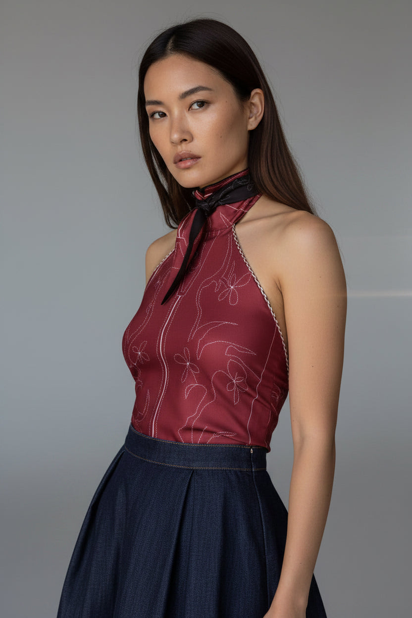Western Silk Top
